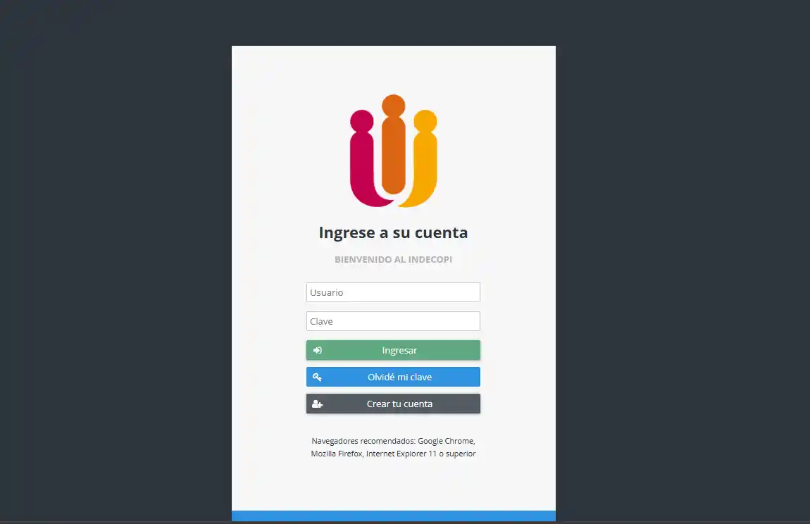 Ingresa a Indecopi